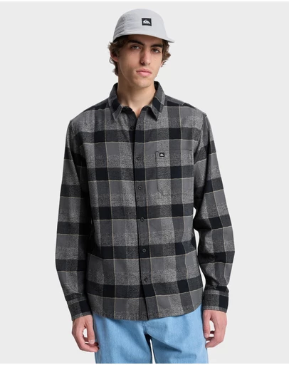 Quiksilver - Mens Motherfly Plaid Long Sleeve Shirt