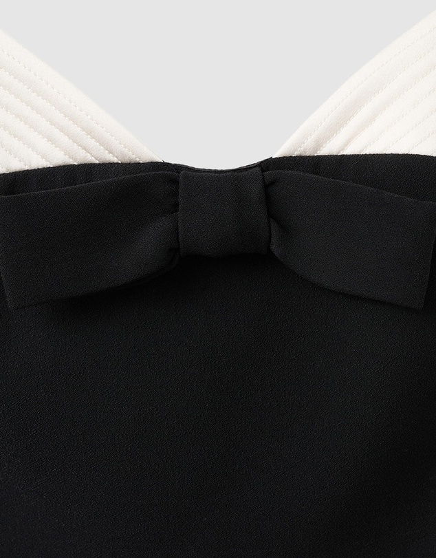 M.N.G - Bow Contrasting Dress