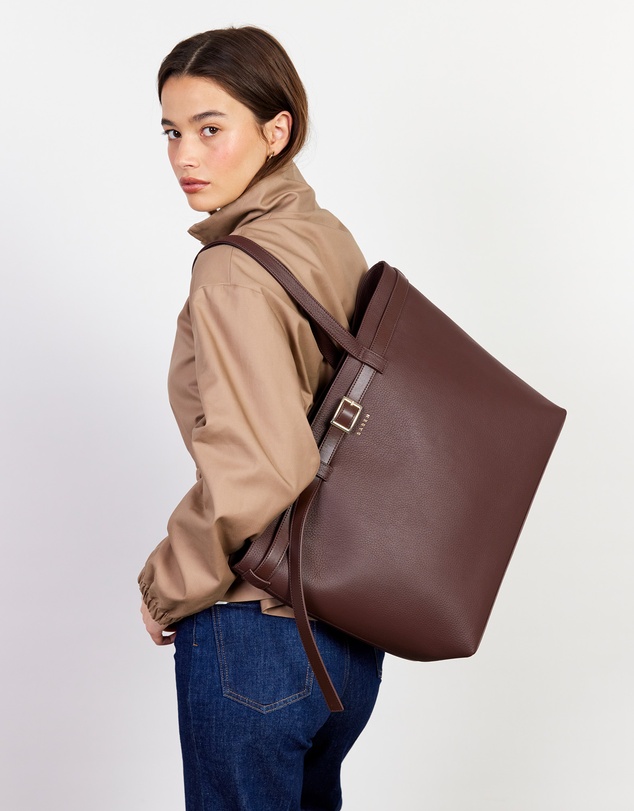 SABEN - Tia Shoulder Bag Espresso + Bronze