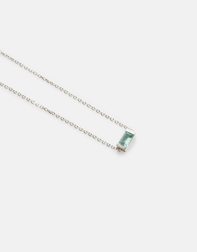 Kirstin Ash - Baguette Birthstone Bracelet March Sky Blue Topaz