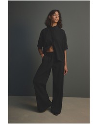 NEXT - Wide Leg Textured Trousers with Linen