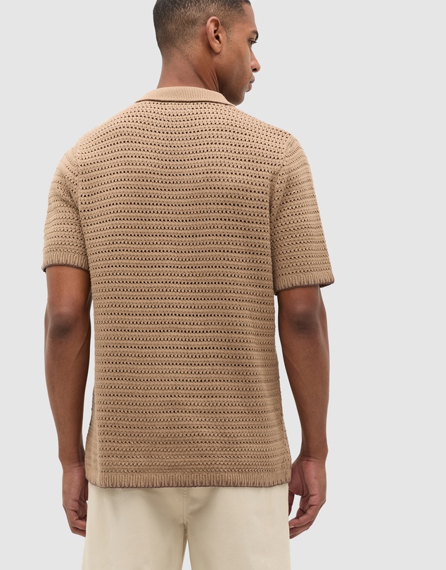 Seed Heritage - Blanket Stitch Kn Polo