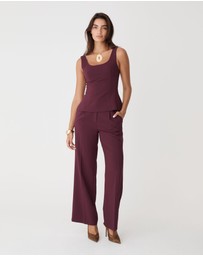 Forcast - Nikki Peplum Top