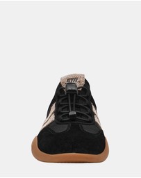 Steve Madden - Biscotti-R Black/Gold Sneakers
