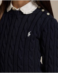 Polo Ralph Lauren - Cable-Knit Cotton Sweater - Babies-Kids