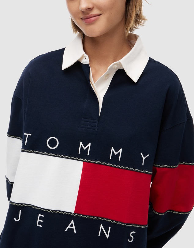 Tommy Jeans - Oversized Flag Rugby