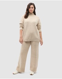 Seed Heritage - Fleck Mock Neck Slouch Knit