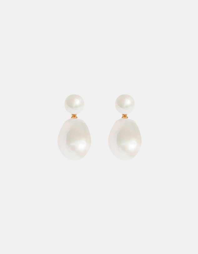 By Charlotte - Forever Moments Pearl Drop Earrings