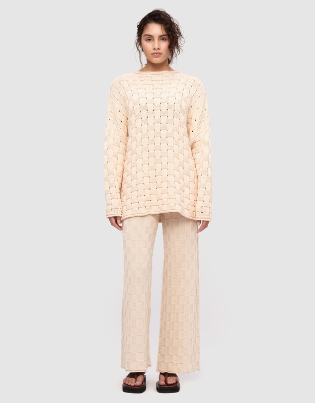 Zulu & Zephyr - Basketweave Knit Pants