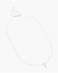 Lovisa - Waterproof Stainless Steel Large Bubble Letter T Necklace
