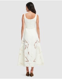 LEO LIN - Serafina Applique Maxi Dress