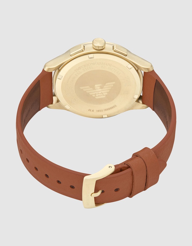 Emporio Armani - Brown Chronograph Watch