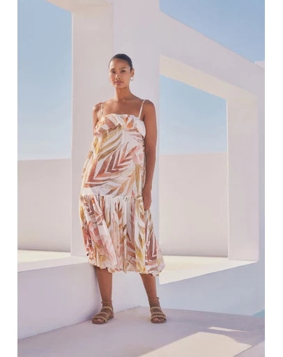 NEXT - Feminine Frill Summer Midi Dress