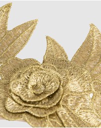 Max Alexander - Crown Gold Headband Fascinator