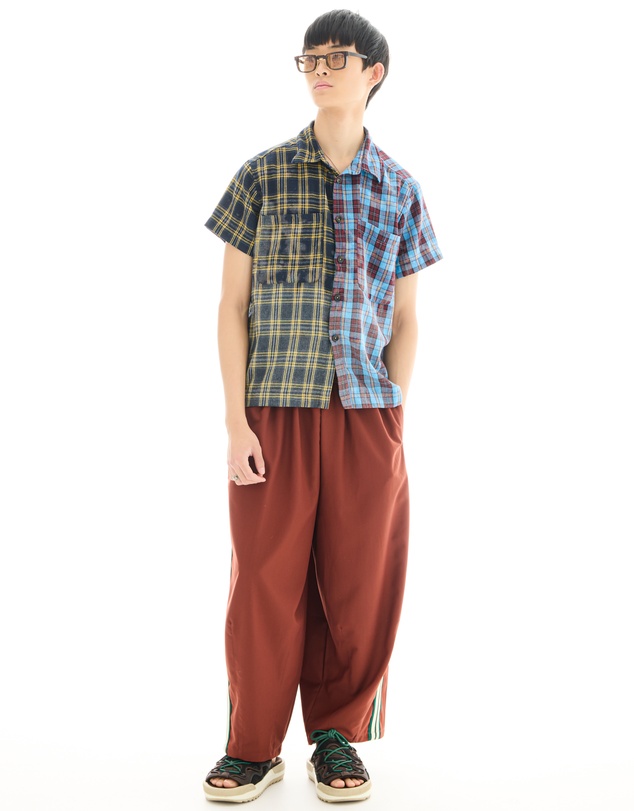 THE TALES - The Tales Half n Half Flannel Camp Shirt