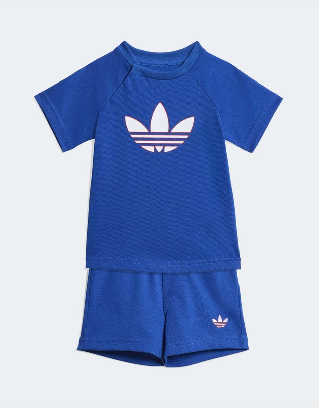 adidas Originals - Trefoil Shorts and Tee Set - Babies-Kids