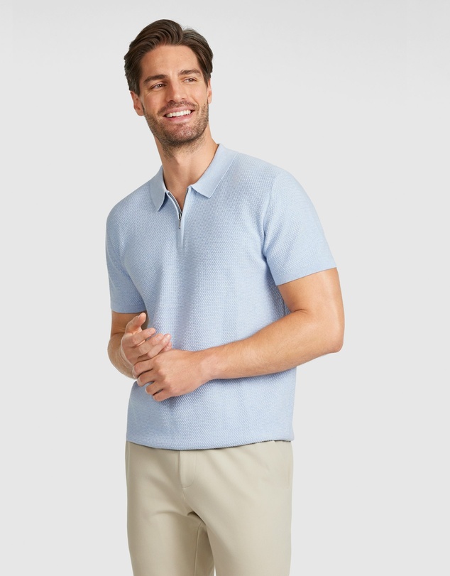 Tarocash - Omal Zip Knit Polo