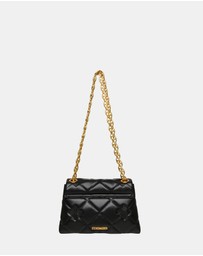 Steve Madden - BLanch Black Gold Handbag