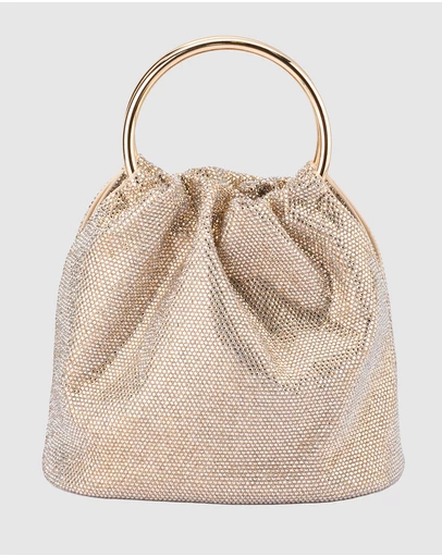Olga Berg - Mabel Crystal Top Handle