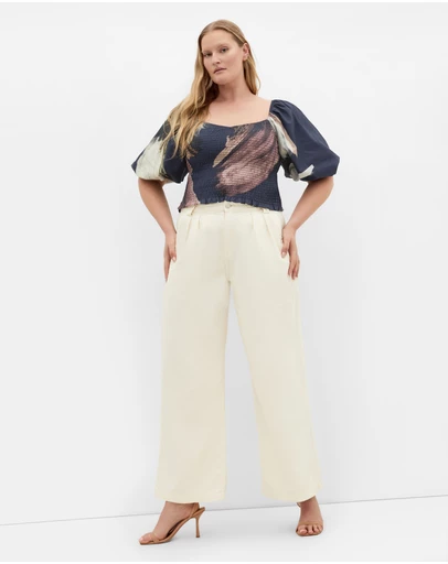 City Chic - Amari Geo Print Top
