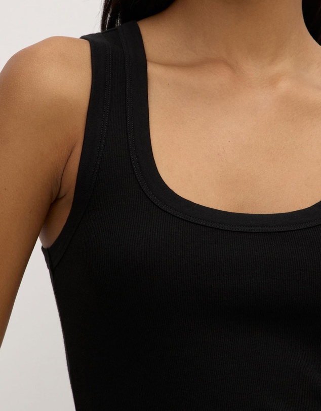 Assembly Label - Robyn Scoop Neck Rib Tank