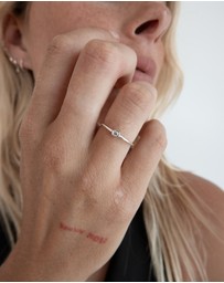 Luna Rae - Sterling Silver - Diamond Sky Ring