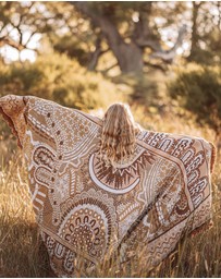 Good Throw Co - Brown Alkira Art Throw Rug