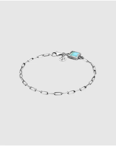 Haze & Glory - ICONIC EXCLUSIVE - Copper Turquoise Bracelet in Oxidised 925 Silver