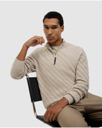 Politix - Barker Quarter Zip Knit