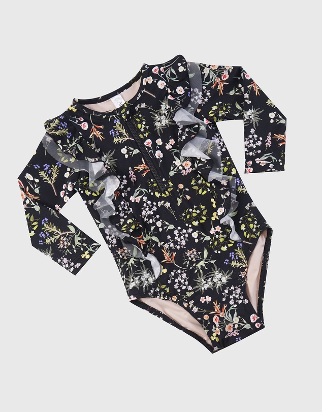 Aqua Blu Kids - Dandelion Long Sleeve One Piece - Babies
