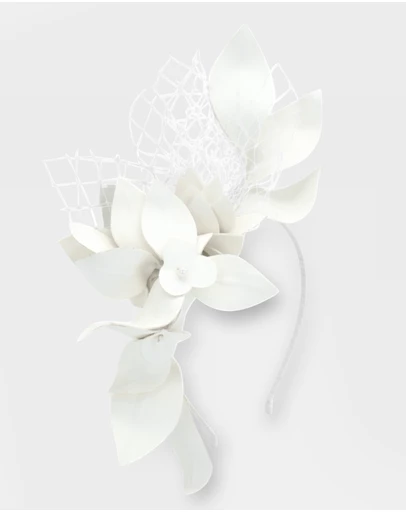Morgan & Taylor - Dulcie Headpiece in White