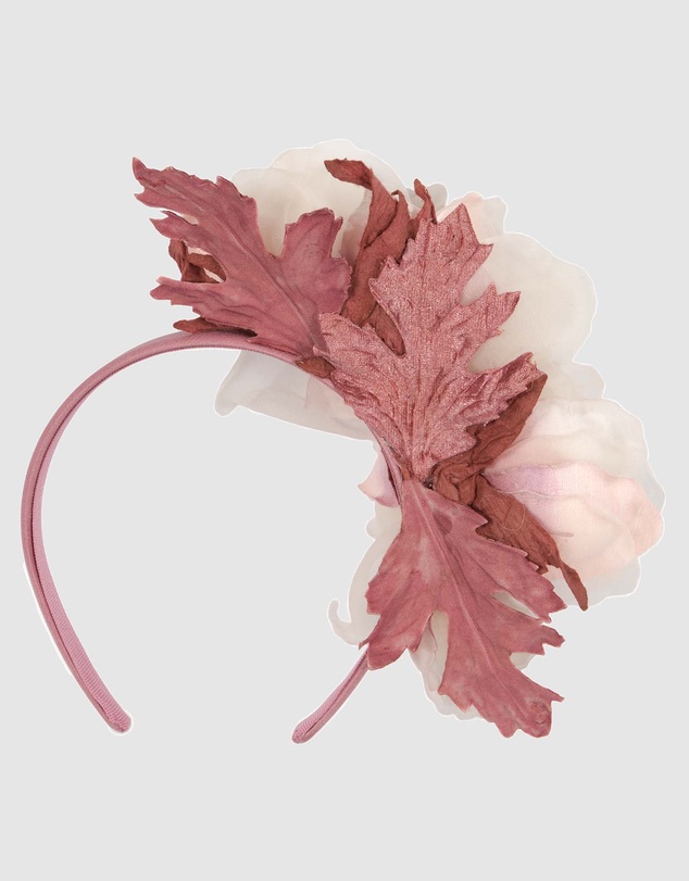 Fillies Collection - Large Dusty Pink Flowers Headband