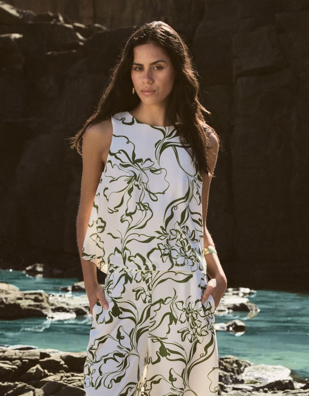 Forcast - Natalie Sleeveless Floral Top