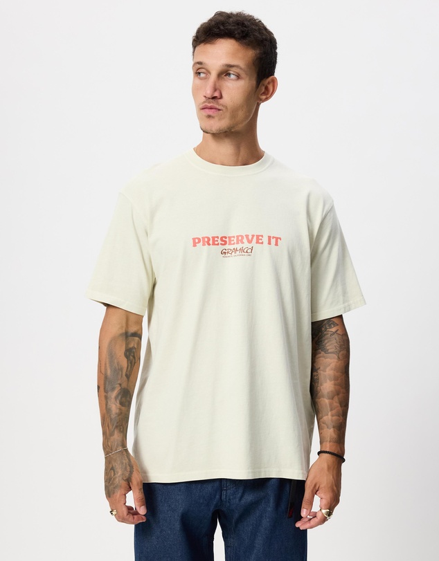 Gramicci - Footprints Tee Pigment Dyed