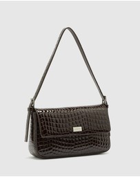 Nakedvice - The Silvie Coffee Croc Bag