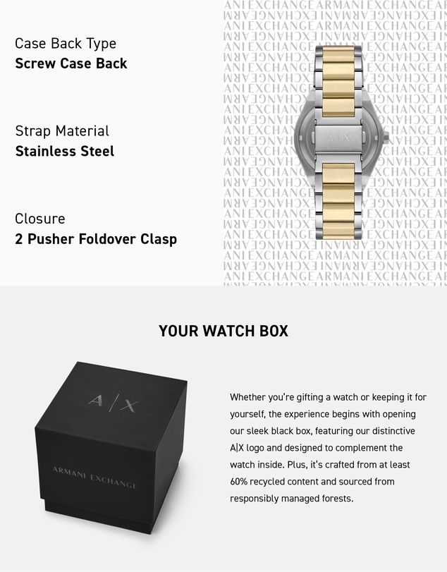 Armani Exchange - Multicolour Analogue Watch