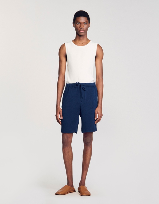 Sandro - Micropleated Shorts