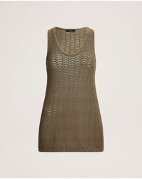 SABA - Prue Cotton Crochet Tank