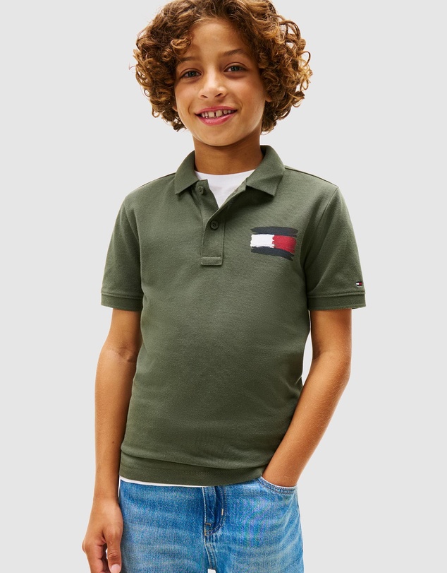 Tommy Hilfiger - Tommy Flag Polo SS - Kids