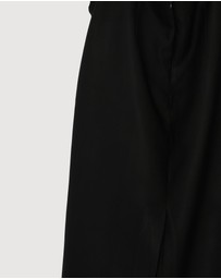 Revibe - Repaired Shona Joy Otis Draped High Neck Midi Dress - AU 12