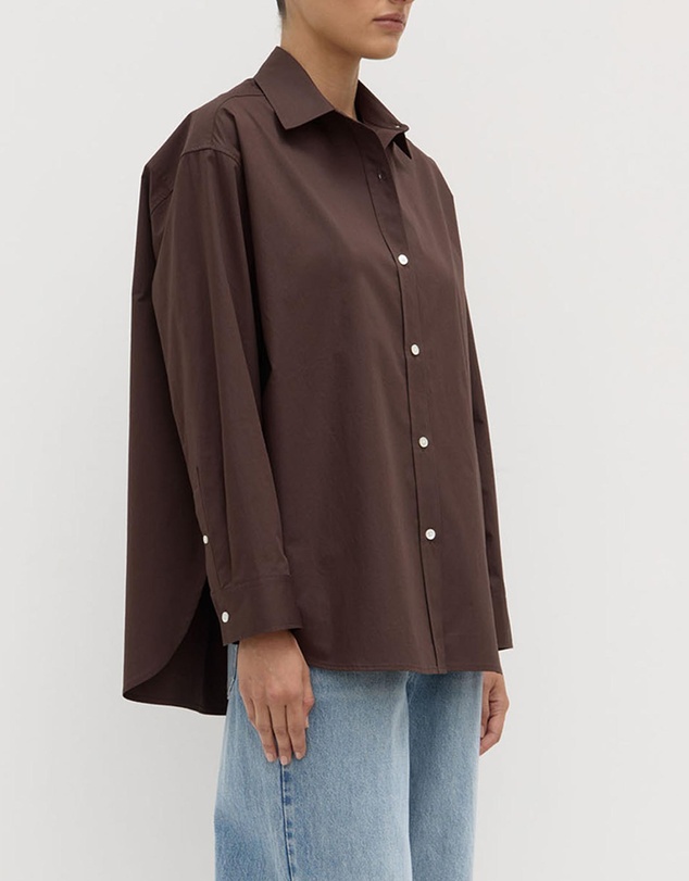 Assembly Label - Marigold Poplin Long Sleeve Shirt