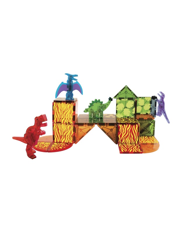 Magna-Tiles - MAGNA-TILES - Dino World - 40 Piece Set