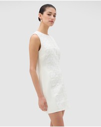 Oroton - Broderie Trim Shift Dress