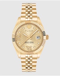 Philipp Plein - DATE SUPERLATIVE 34mm Gold-Tone Analogue