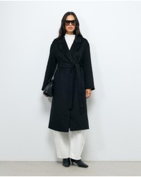 AERE - Chloe Double Faced Wool Blend Coat