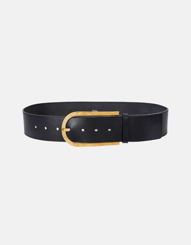Polo Ralph Lauren - Elongated-Buckle Leather Belt