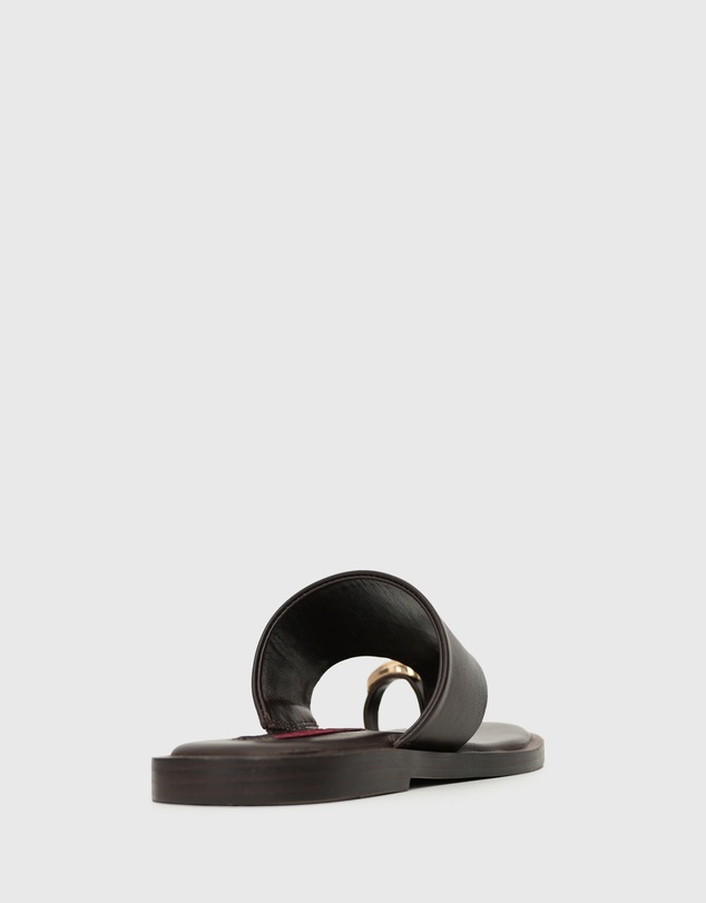 Betts - Dolphin Leather Thong Sandals