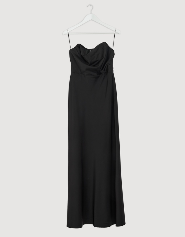 Revibe - Repaired CHANCERY Jada Strapless Corset Maxi Dress - AU 12