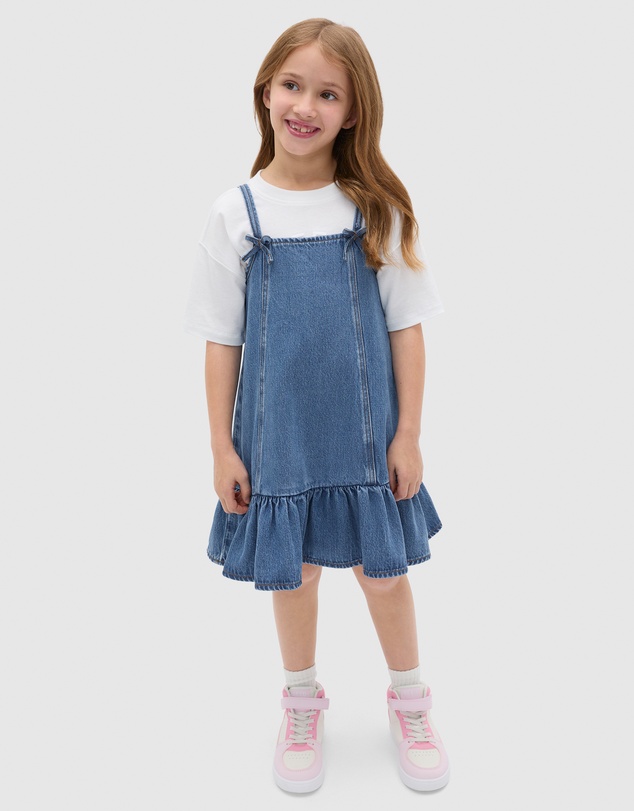 Seed Heritage - Drop Waist Denim Dress