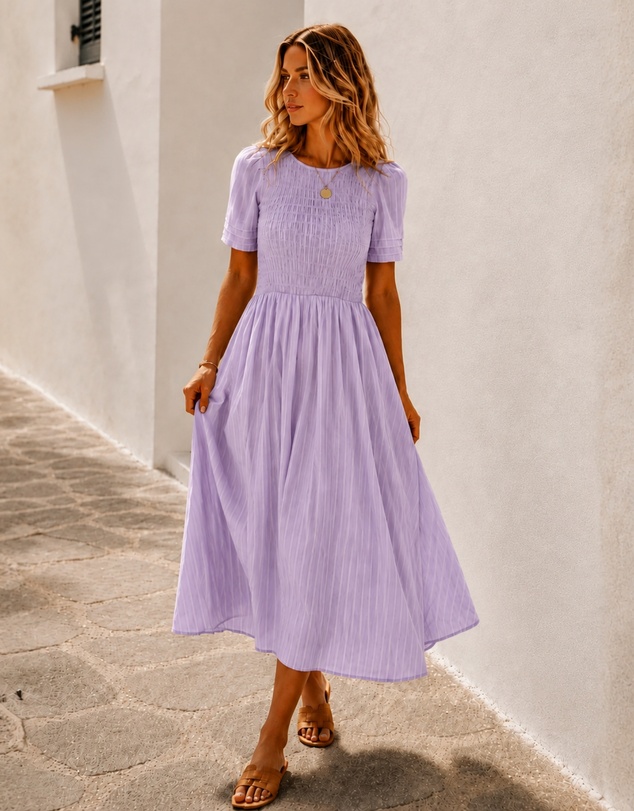 Esther & Co - Iolana Dress - Lavender